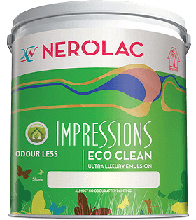 Nerolac Impressions Eco Clean for Interior Painting : ColourDrive